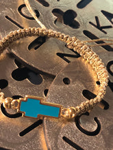 Load image into Gallery viewer, Macrame Cross Bracelet