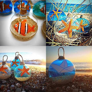Hand Blown Glass Baubles Summer Collection IN STOCK NOW