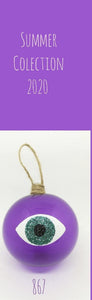 Hand Blown Glass Baubles Almond Mati IN STOCK NOW