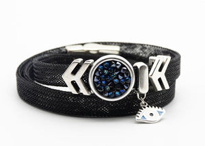 Metal Mesh Bracelets Triple Wrap