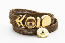 Load image into Gallery viewer, Metal Mesh Bracelets Triple Wrap