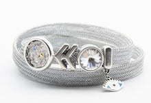 Load image into Gallery viewer, Metal Mesh Bracelets Triple Wrap