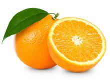 A bottle of organic sweet orange essential oil with a dropper, labeled 'sel' on a white background.